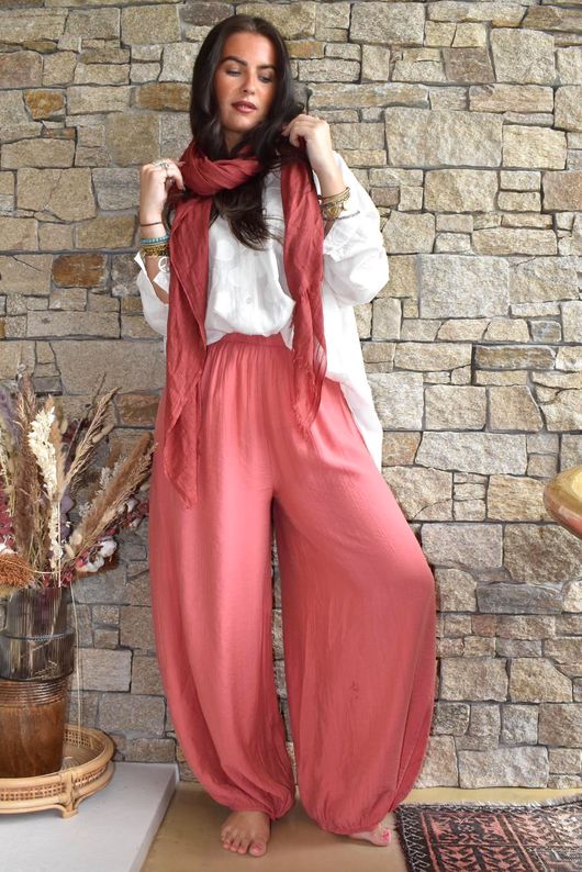 Randles Balloon Pant Rhubarb Rose